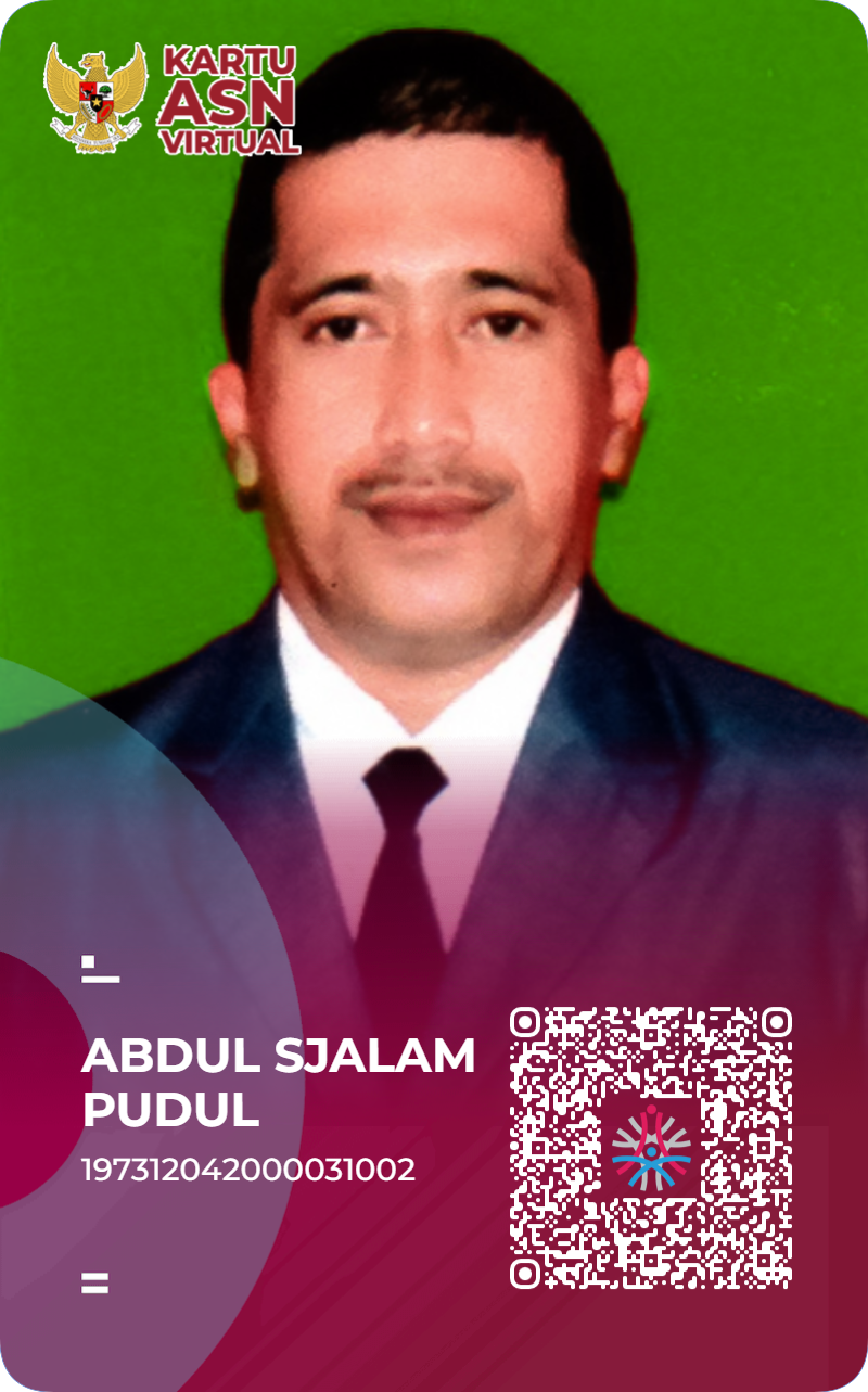 Abdul Sjalam Pudul, A.Md.AK